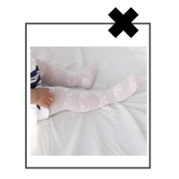 Kinder maillot met strikjes roze